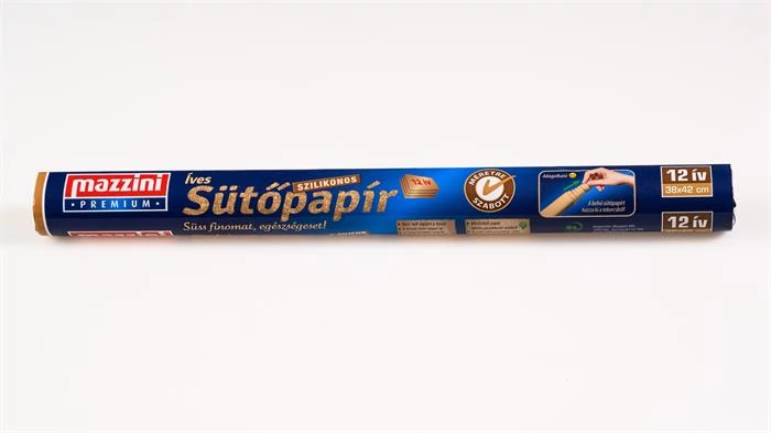 Sütőpapír, szilikonos, 12 ív, MAZZINI 
