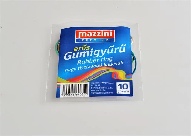 Gumigyűrű, 10 g, erős, MAZZINI 