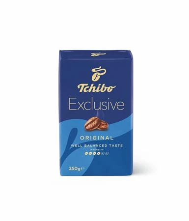 Kávé, pörkölt, őrölt, vákuumos csomagolásban, 250 g, TCHIBO 