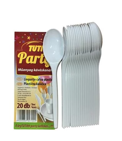 Kávéskanál, többször használatos, 20 db, TUTI 