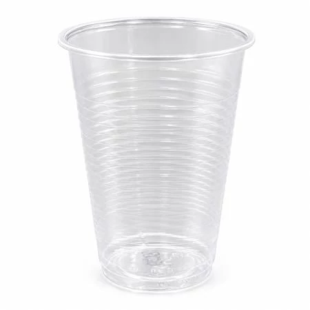 Műanyag pohár, 2 dl, 100 db, átlátszó
