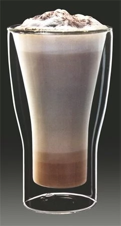 Latte macchiatos pohár, duplafalú üveg, 34cl, 2db-os szett, 