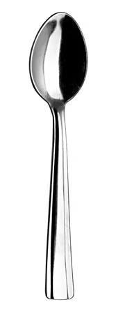 Teás-, kávéskanál, rozsdamentes acél, 13cm, 12db-os szett, 