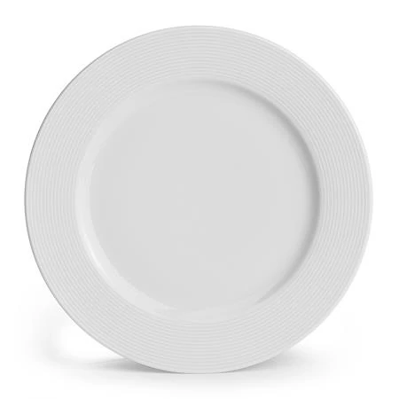 Lapostányér, ROTBERG, fehér, 27 cm, 6db-os szett, 