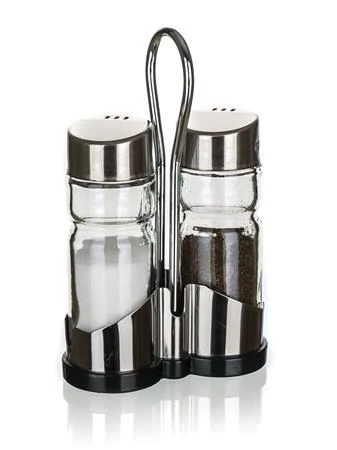 Asztali só-, borsszóró készlet, 2x40ml, 