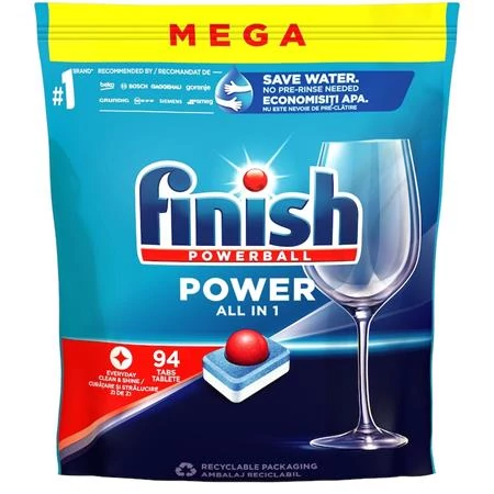 Mosogatógéptabletta, 94 db, FINISH, 