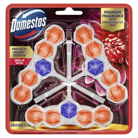 WC frissítő blokk, 3 db-os, DOMESTOS 