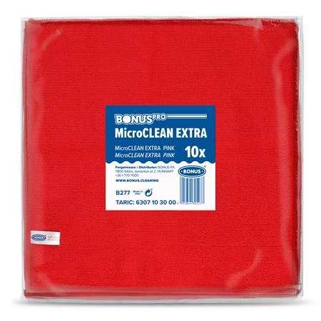 Törlőkendő, univerzális, 10 db, 40x40 cm, BONUS 