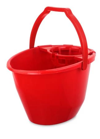 Felmosóvödör, csavarókosárral, 11 l, BONUS, piros