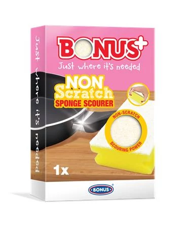 Mosogatószivacs, karcmentes, BONUS