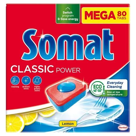 Mosogatógéptabletta, 80 db, SOMAT 