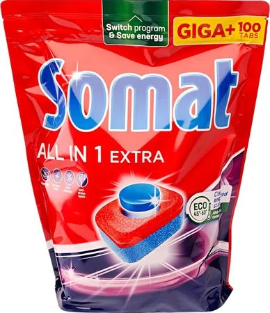 Mosogatógéptabletta, 100 db, SOMAT 