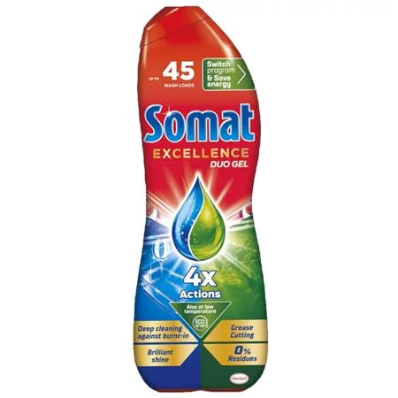 Mosogatógép mosogatógél, 810 ml, SOMAT 
