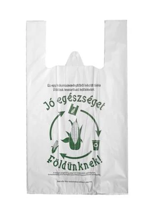 Ingvállas tasak, lebomló, 30x50x0,15 cm 