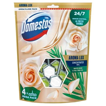 WC frissítő blokk, 4 db-os, DOMESTOS 