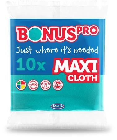 Törlőkendő, univerzális, 10 db, BONUS 