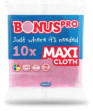 Törlőkendő, univerzális, 10 db, BONUS 