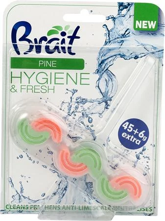 WC tisztító blokk, 2 fázisú, 45 g, 