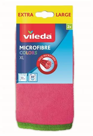 Törlőkendő, mikroszálas, 2 db, VILEDA 