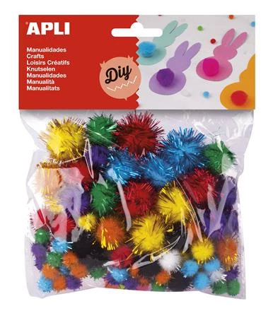 Pom-pom, csillogó, APLI 