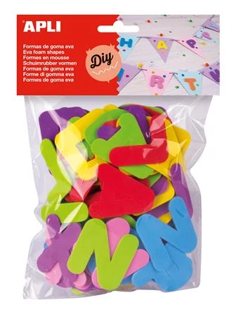 Moosgumi, betűk, APLI Creative 