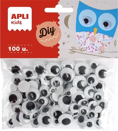 Öntapadó mozgó szem, kör, APLI 