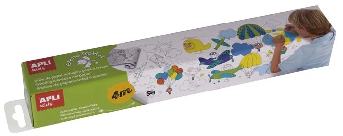 Színező tekercs, öntapadó, APLI Kids 