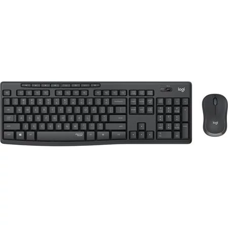 Egér- és billentyűzet készlet, vezeték nélküli, USB, LOGITECH, 