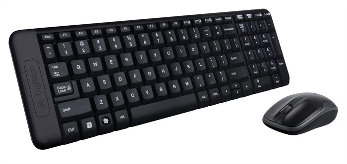 Egér- és billentyűzet készlet, vezeték nélküli, USB, HUN, LOGITECH 