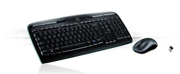 Egér- és billentyűzet készlet, vezeték nélküli, USB, HUN, LOGITECH 