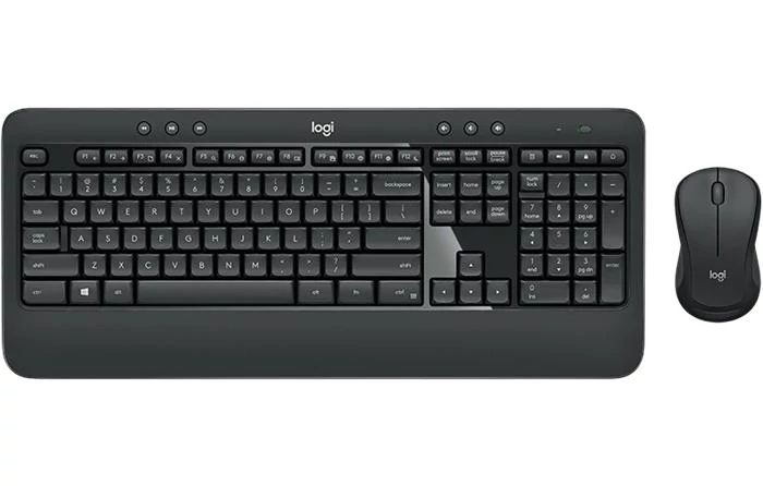 Egér- és billentyűzet készlet, vezeték nélküli, USB, HUN, LOGITECH 