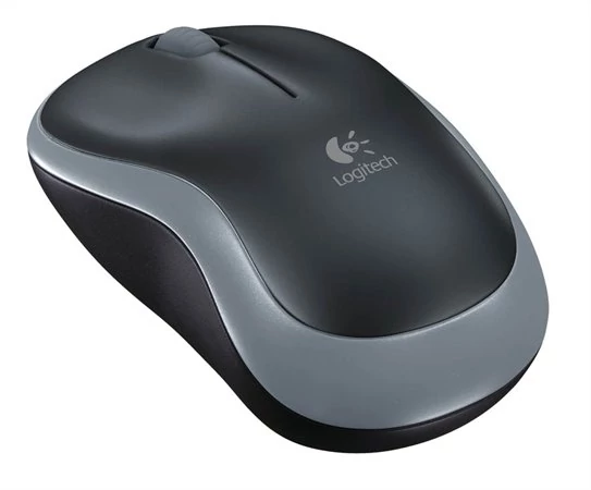 Egér, vezeték nélküli, optikai, közepes méret, USB, LOGITECH 