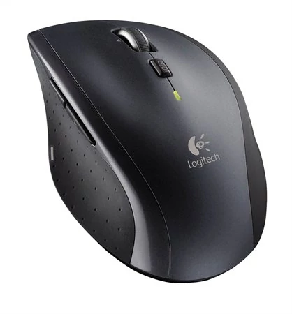 Egér, vezeték nélküli, lézeres, normál méret, USB, LOGITECH 
