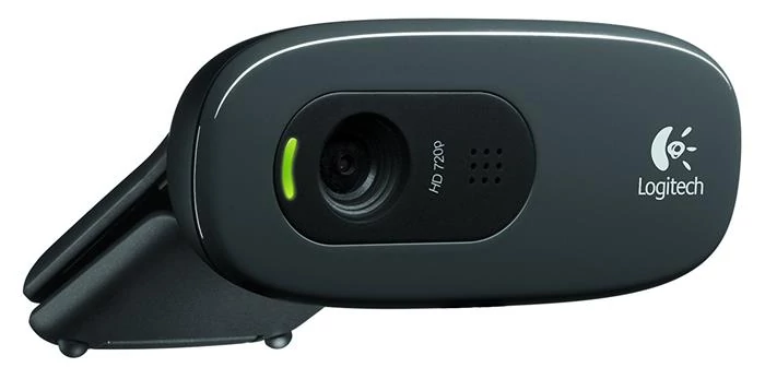 Webkamera, beépített mikrofonnal, USB, LOGITECH, 