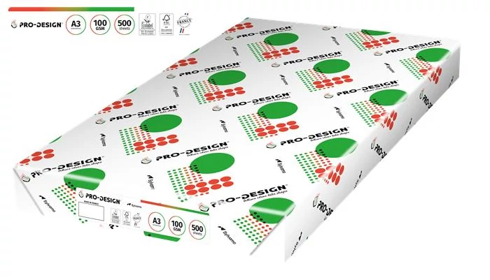 Másolópapír, digitális, A3, 100 g, PRO-DESIGN, 500 lap/csomag