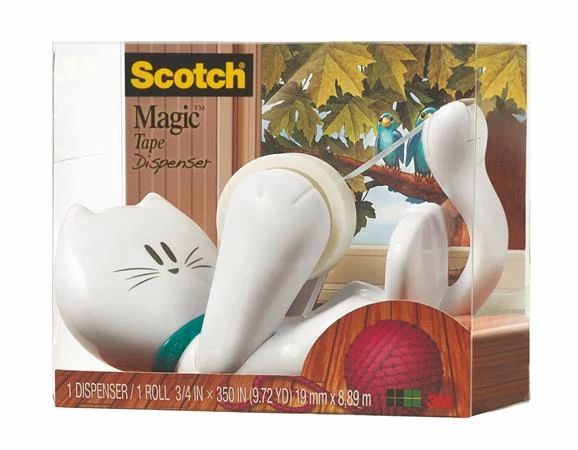 Ragasztószalag-adagoló, asztali, feltöltött, 3M SCOTCH 