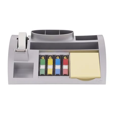 Asztali rendező, ragasztószalag adagolóval, 3M POSTIT 