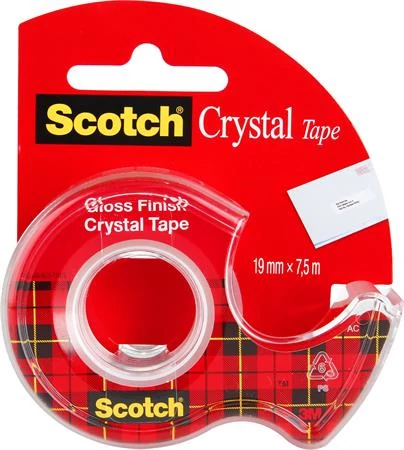 Ragasztószalag, adagolón, kézi, 19 mm x 7,5 m, 3M SCOTCH 