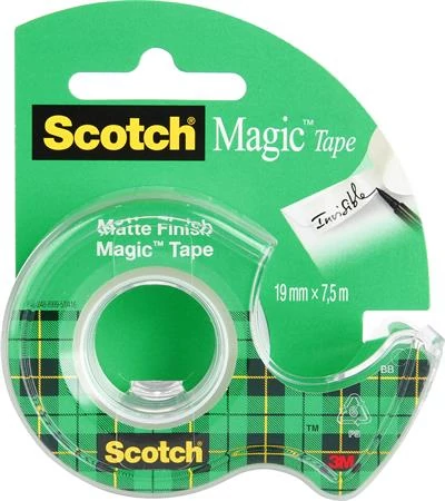 Ragasztószalag, adagolón, kézi, 19 mm x 7,5 m, 3M SCOTCH 