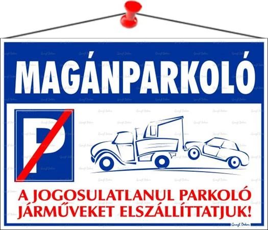 Információs tábla, 35x25 cm, 