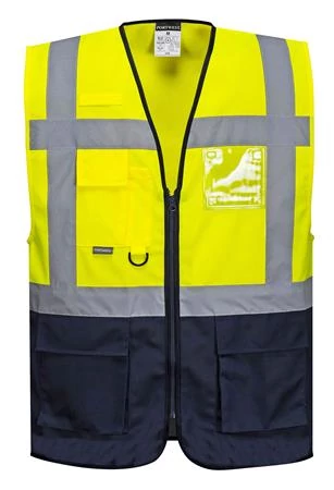 Vezetői mellény, jól láthatósági, XXL méret 