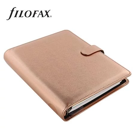 Kalendárium, gyűrűs, betétlapokkal, A5 méret, FILOFAX, 