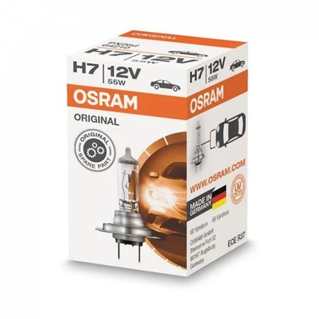 Halogén izzó, autó/gépjármű, H7, 55W, 12V, OSRAM, 