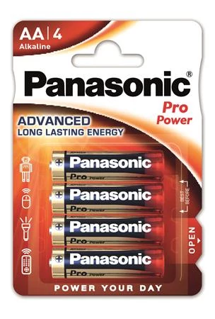 Elem, AA ceruza, 4 db, PANASONIC 