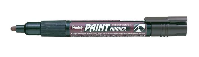 Lakkmarker, 2 mm, kúpos, PENTEL 