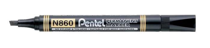 Alkoholos marker, 0,6-4,5 mm, vágott, PENTEL 