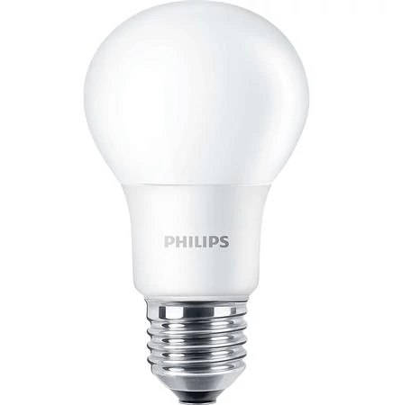 LED izzó, E27, gömb, 8W, 806lm, 2700K, A60, PHILIPS 