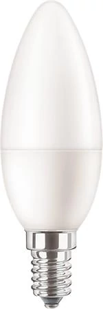 LED izzó, E14, gyertya, B35, 5W, 470lm, 4000K, PHILIPS 