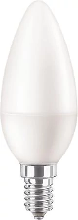 LED izzó, E14, gyertya, B38, 7W, 806lm, 2700K, PHILIPS 