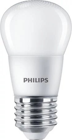 LED izzó, E27, kisgömb, P45, 5W, 470lm, 2700K, PHILIPS 